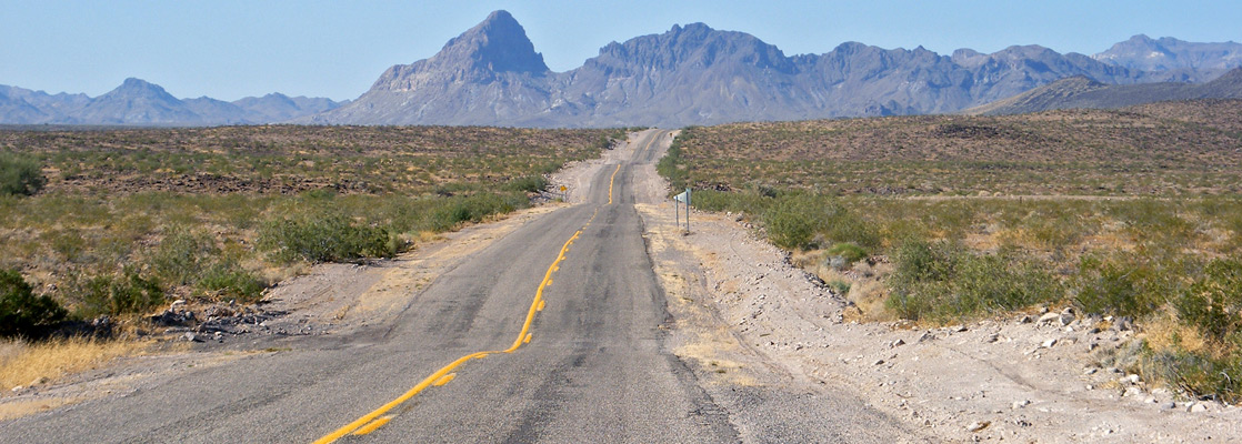 Route 66 AZ, north of Topock
