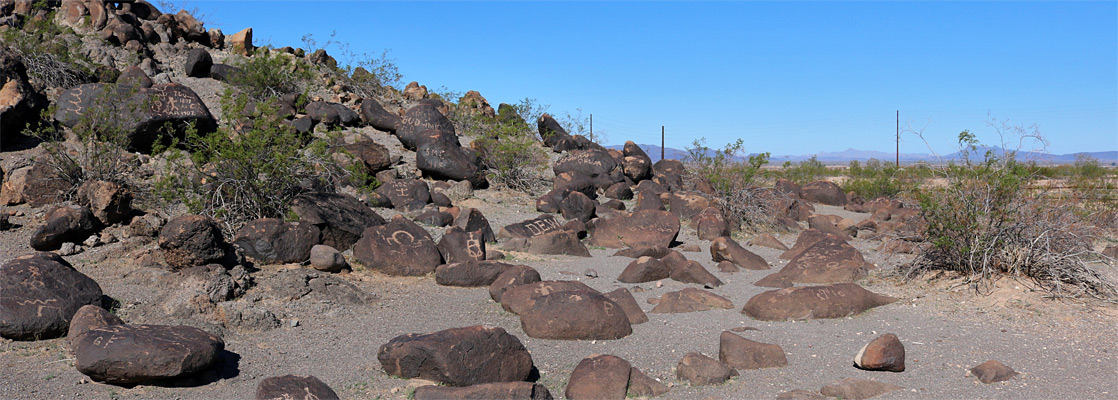 Basalt boulders, Painted Rock