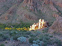 Patch of sunlight, Arch Canyon