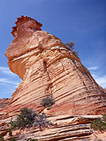 Tall rock formation