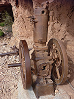 Old mine engine