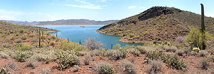 Lake Pleasant, 22 miles from Sun City