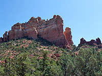 Red cliffs