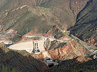 Above Theodore Roosevelt Dam