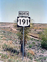 US 191 sign
