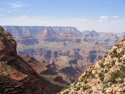 The upper end of Red Canyon