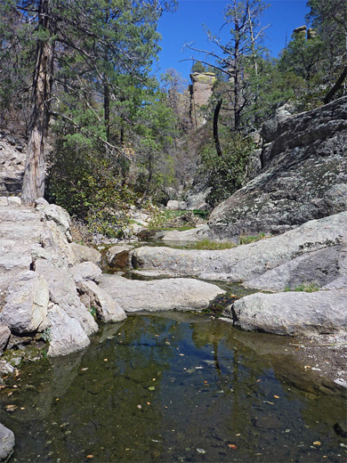 Shallow pools in Echo Canyon