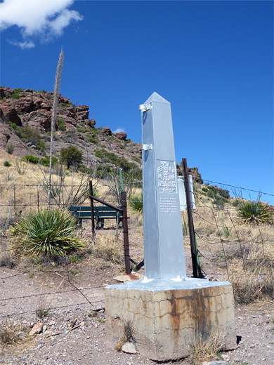 Obelisk on the border