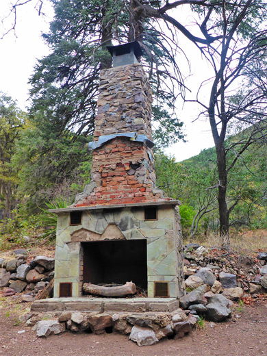 Fireplace, last remnant of a homestead