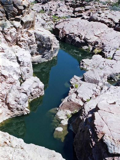 Water and rocks in Tonto Creek