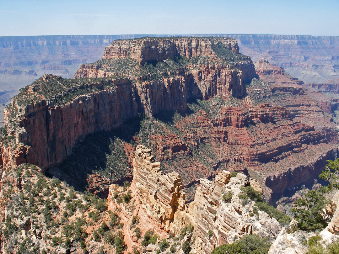 The isolated summit of Wotans Throne