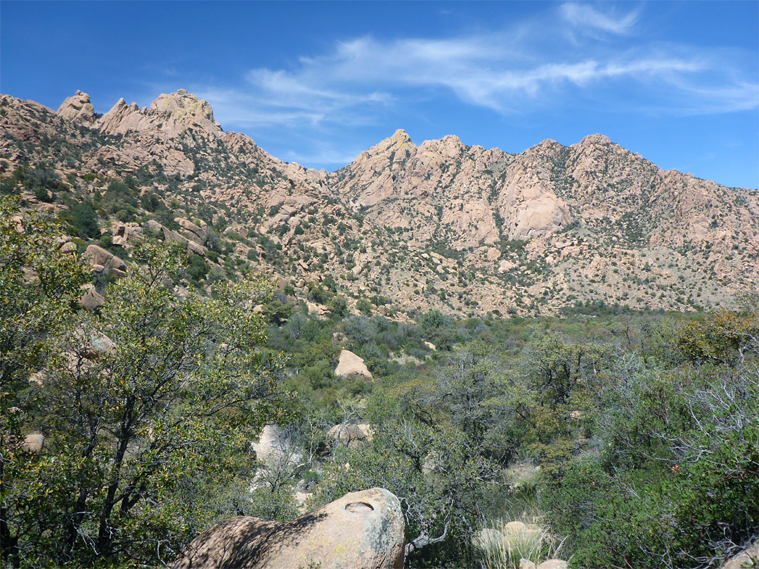 Lower end of Stronghold Canyon