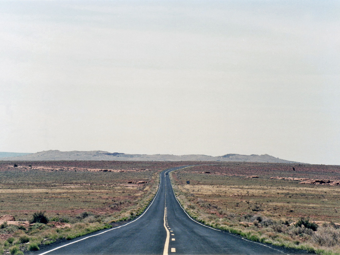Road to the crater