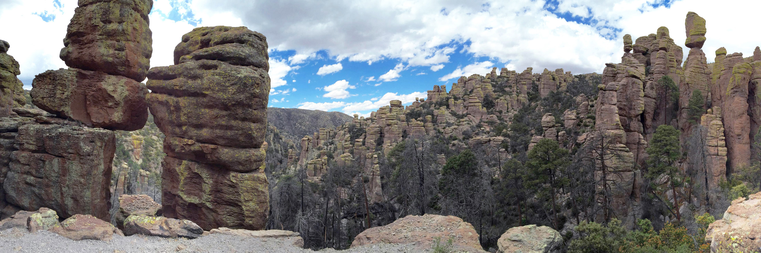 Pinnacles along the Echo Canyon Trail