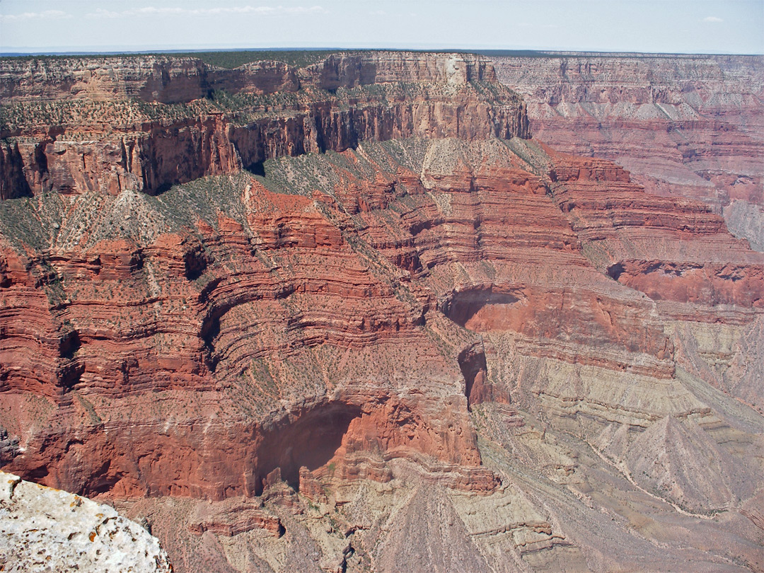 Cliffs below Pima Point, west of Mohave Point