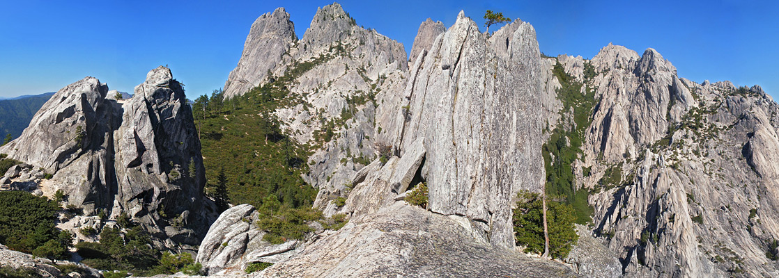 Jagged peaks of the Castle Crags