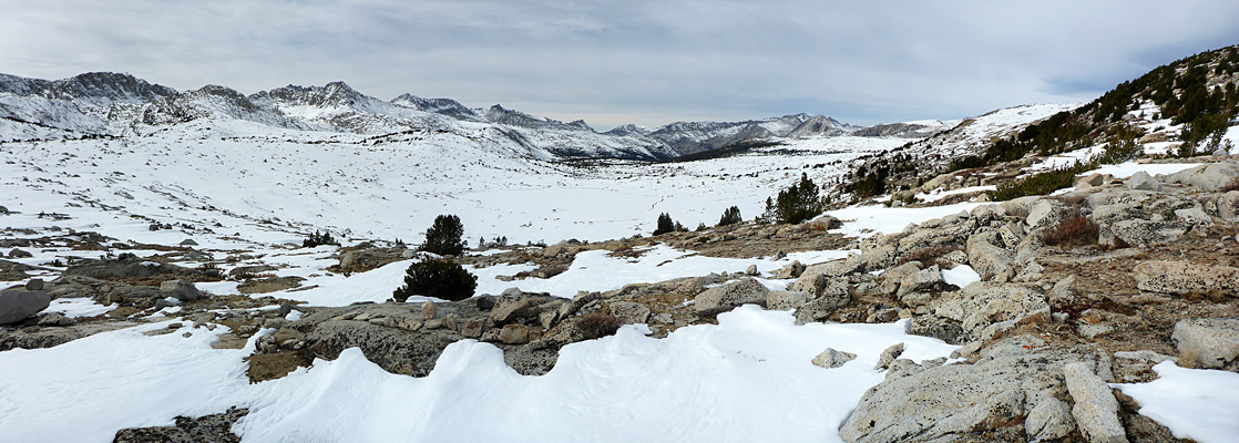 Panorama from Piute Pass