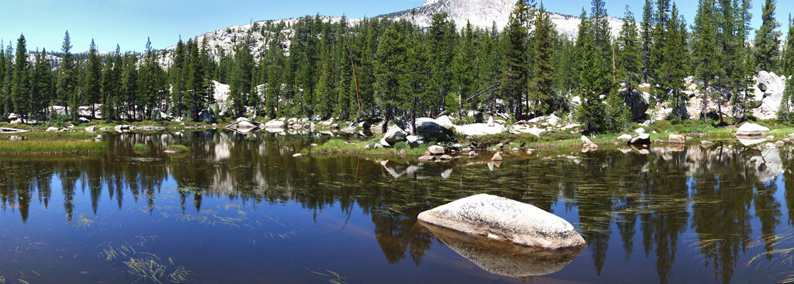 One of the smaller Polly Dome Lakes