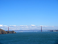 Golden Gate Bridge, from Point Bonita Lighthouse
