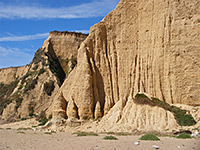 Eroded cliffs