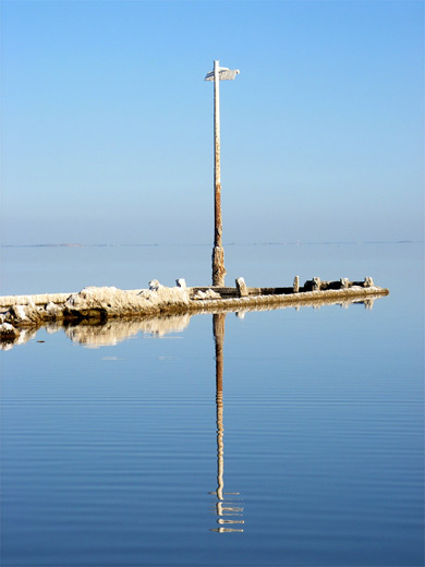 Pole and its reflection