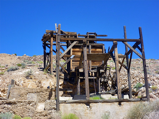 Front of the Cashier Mill, Eureka Mine