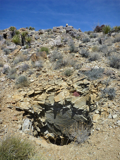 Shallow test excavation, Desert Queen Mine