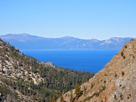 View east towards Lake Tahoe