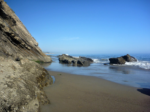 Isolated rocks, Gaviota Beach