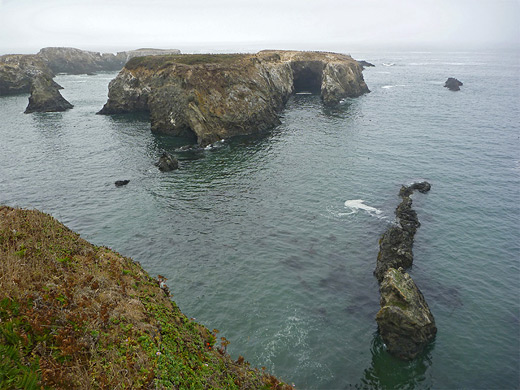 Offshore rocks, northwest corner of the peninsula