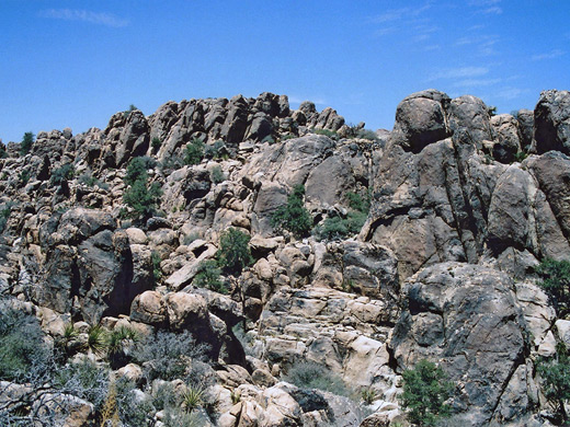 Rocks near the top of Queen Mountain