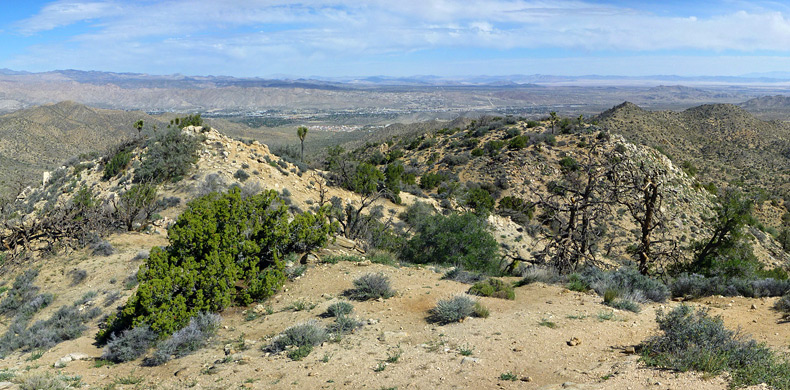 Panorama north from Warren Peak