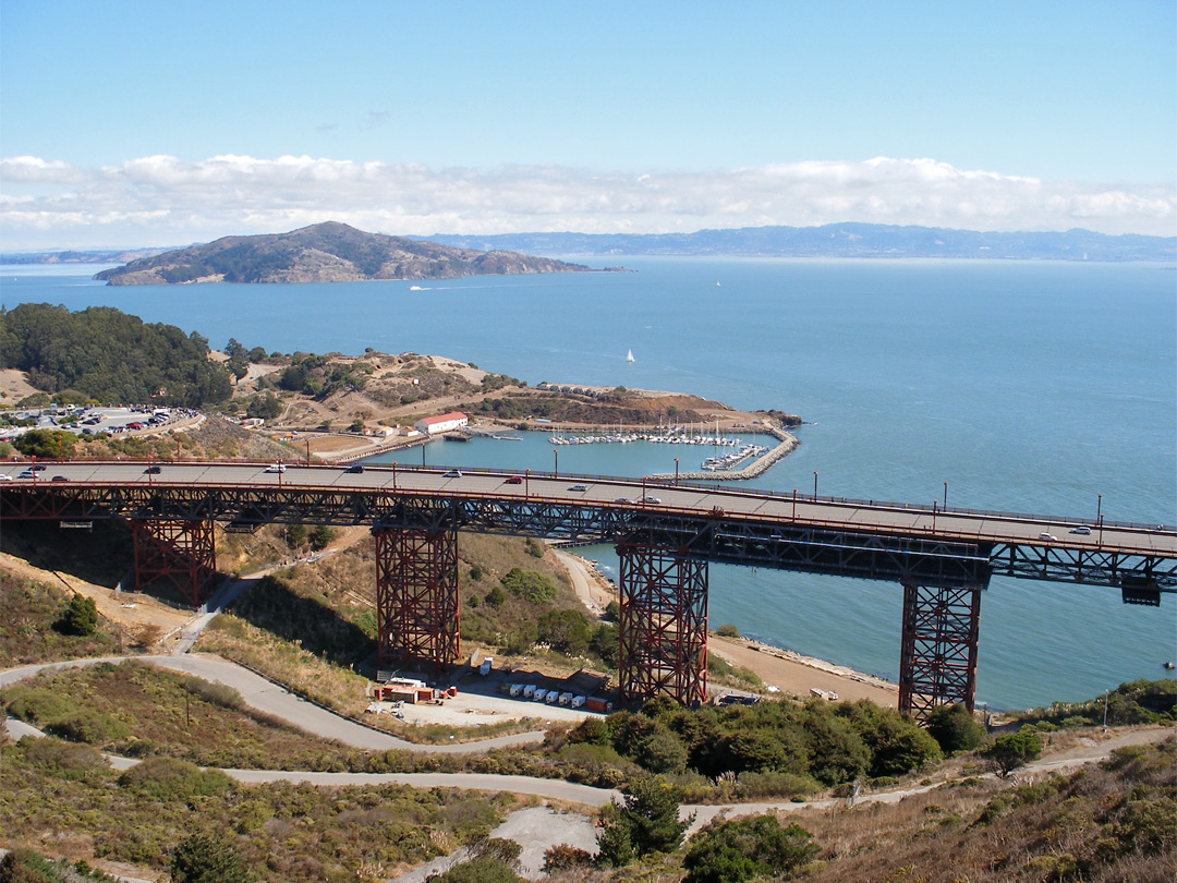 North end of the Golden Gate Bridge