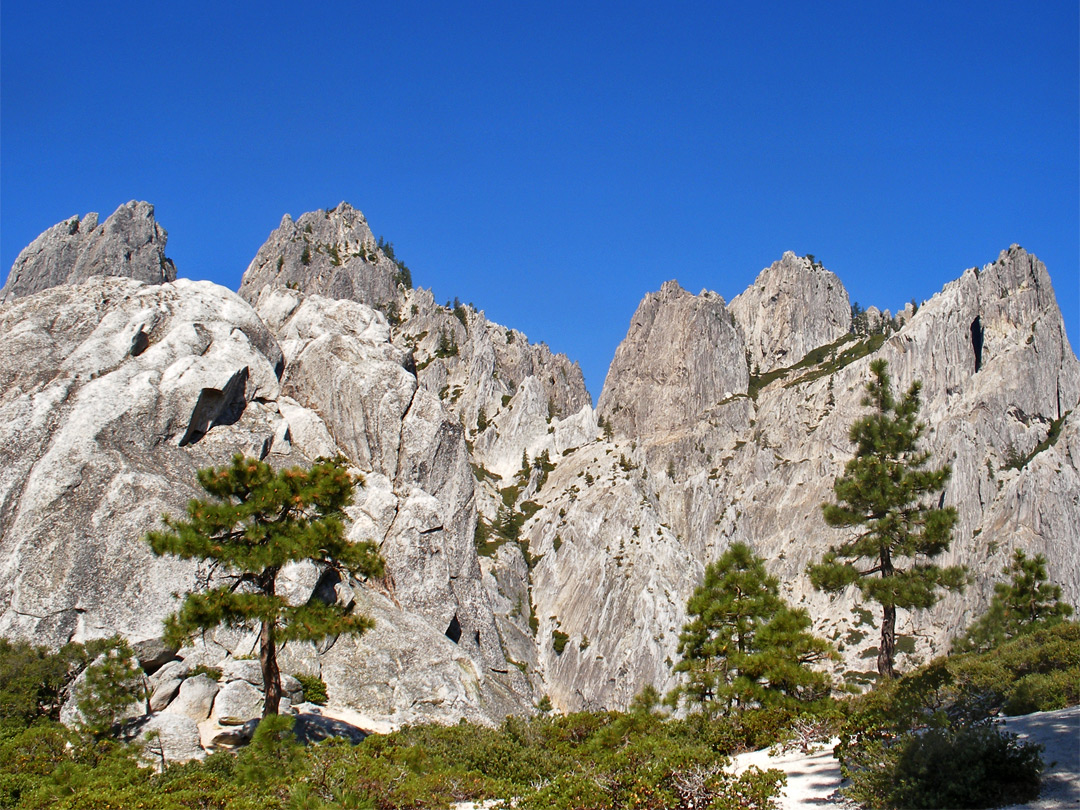 Summits of the crags