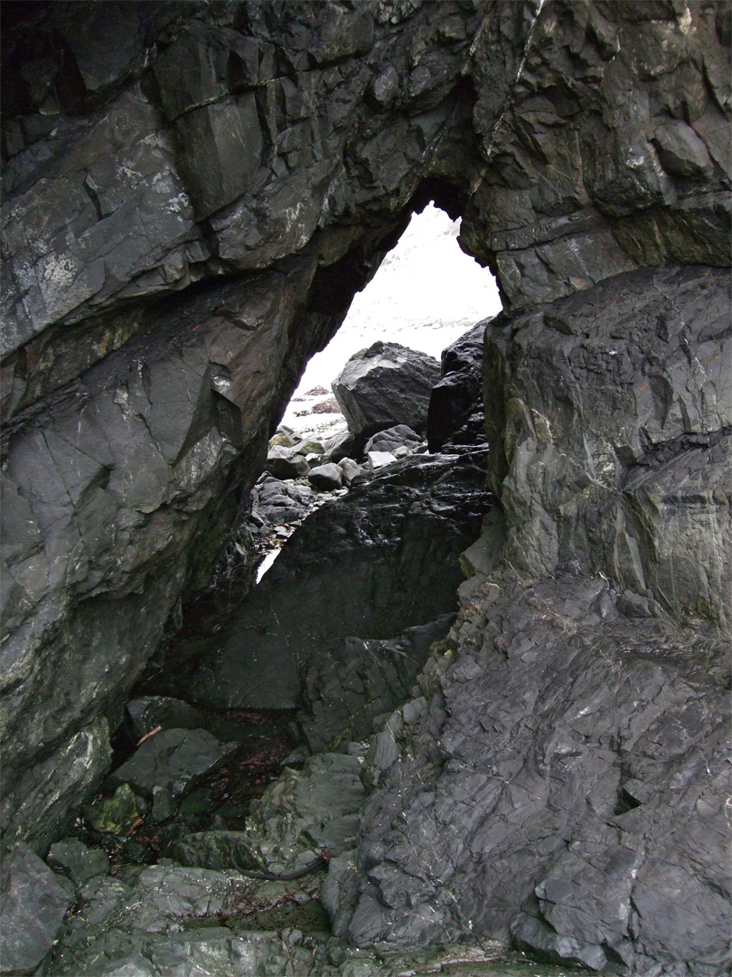 Short sea cave