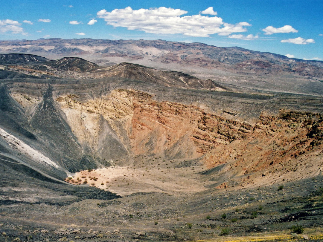 Wide view of the crater