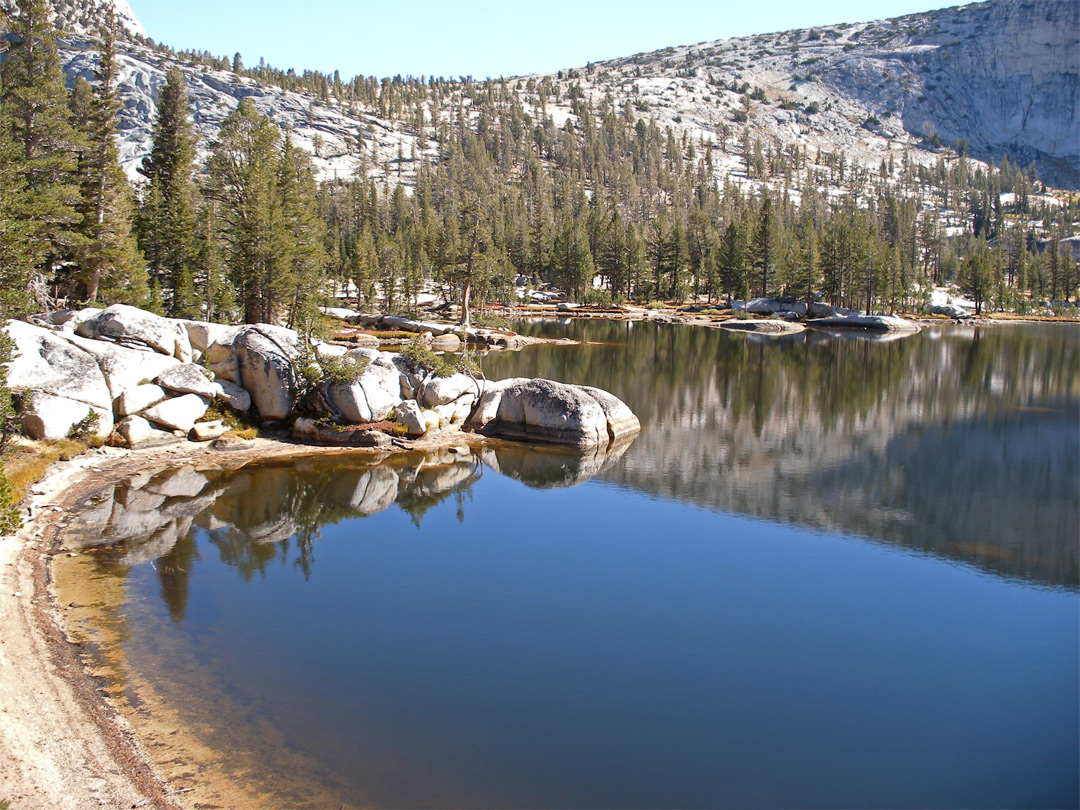 North side of Upper Cathedral Lake