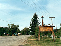 Dolores welcome sign