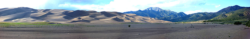 Great Sand Dunes and the Sangre de Cristo Mountains