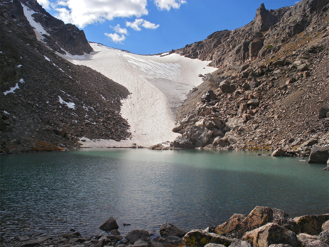 Andrews Tarn and Andrews Glacier
