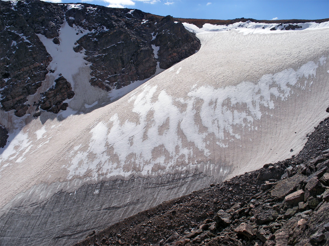 Side of Andrews Glacier