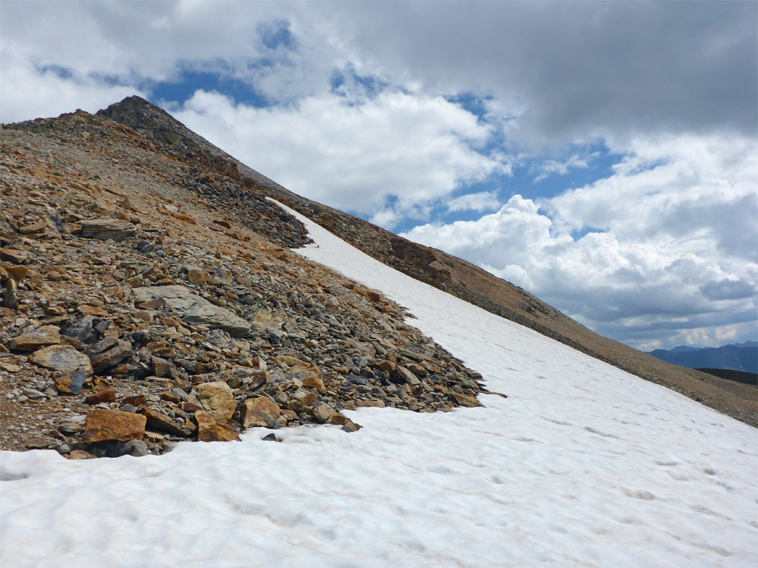 Snow and scree