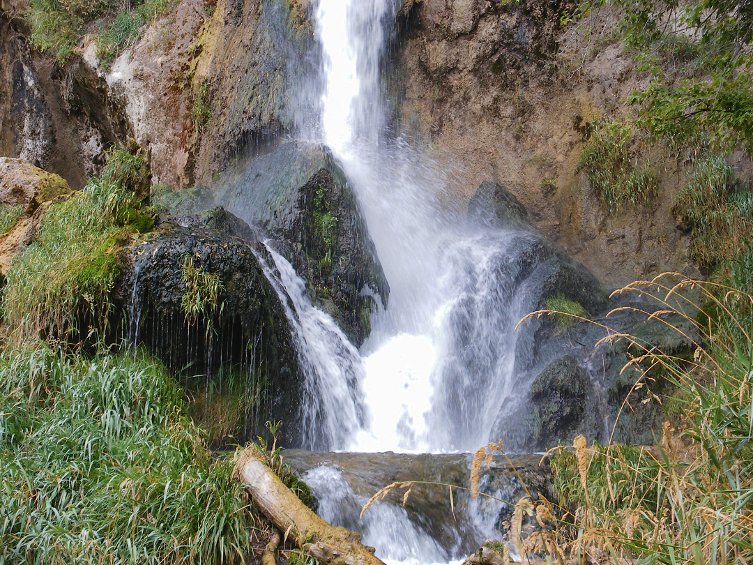 Cascade beneath the falls