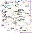 Map of Arizona