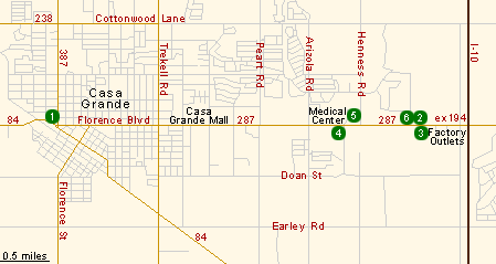 Hotels Casa Grande  Central Arizona Hotels