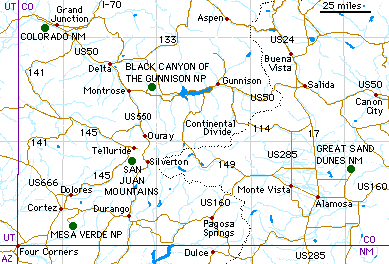 Colorado map