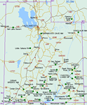 Map of Utah