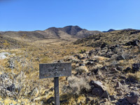 Black Mountain trail sign