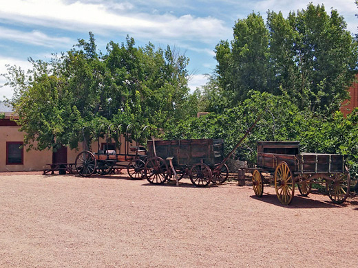 Three wagons