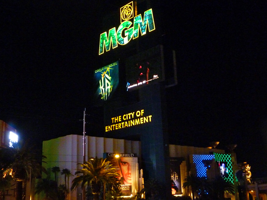 Casino sign - The City of Entertainment